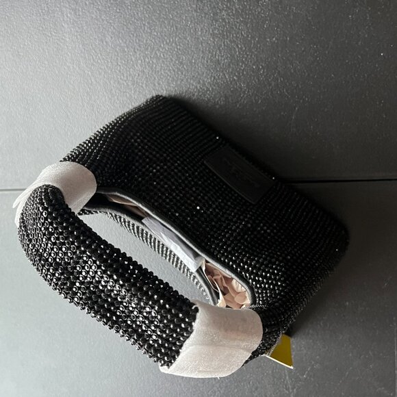 NWT Marc Jacobs The Sack Mini Bag Top Handle Black Rhinestone - Picture 8 of 13